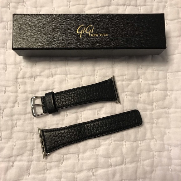 GiGi New York Accessories - GiGi New York 42mm Apple Watch Band, Black